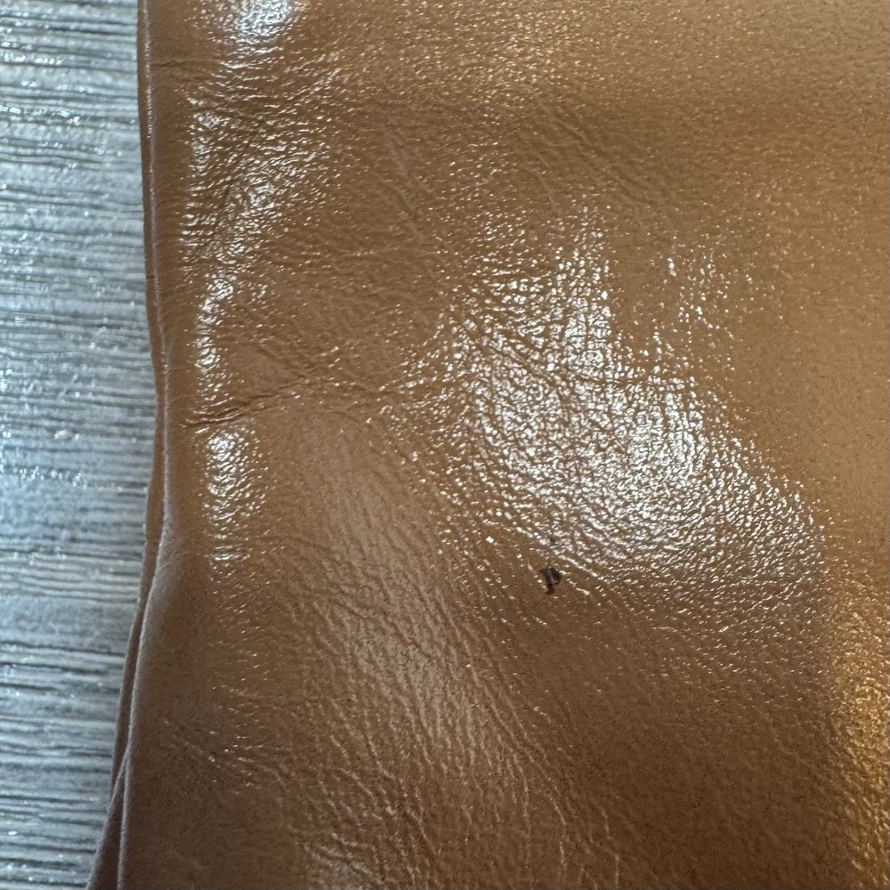 Vintage SAS Brown Leather Slouchy Flap Crossbody Shoulder Bag Purse USA Made Y2K - Picture 10 of 13